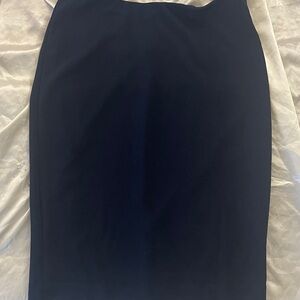 New York & Company Dark Blue Pencil Skirt